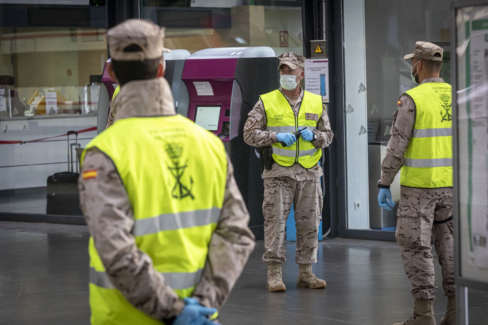 Presencia de ila Infanteria de Marina en Cádiz