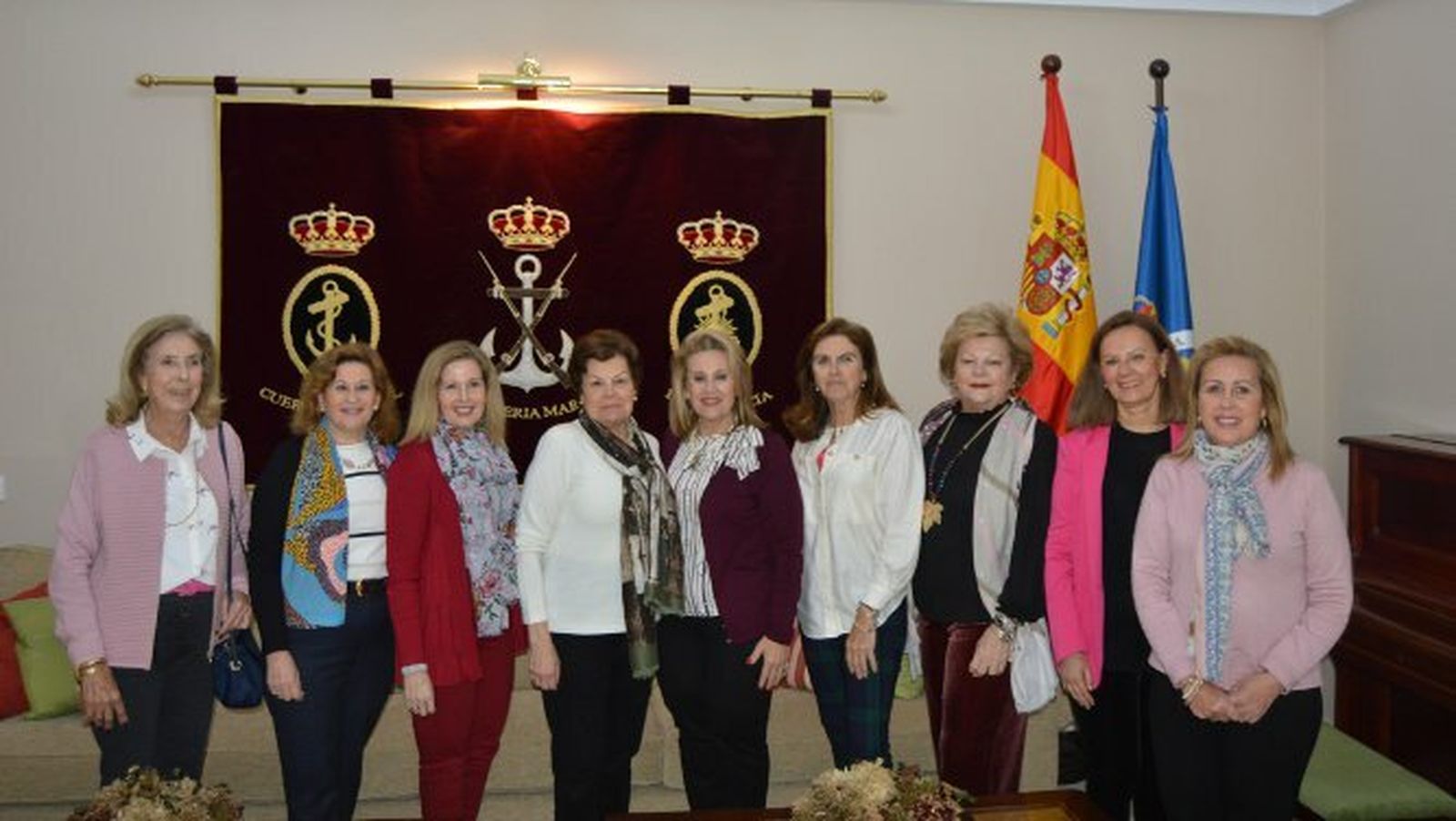 María del Carmen, Remi y María Jesús Román, Marichu Gutiérrez Román, Carmen Román,  María del Carmen Martínez Román, Carmen Gutiérrez Román y Charo y María José Román.
