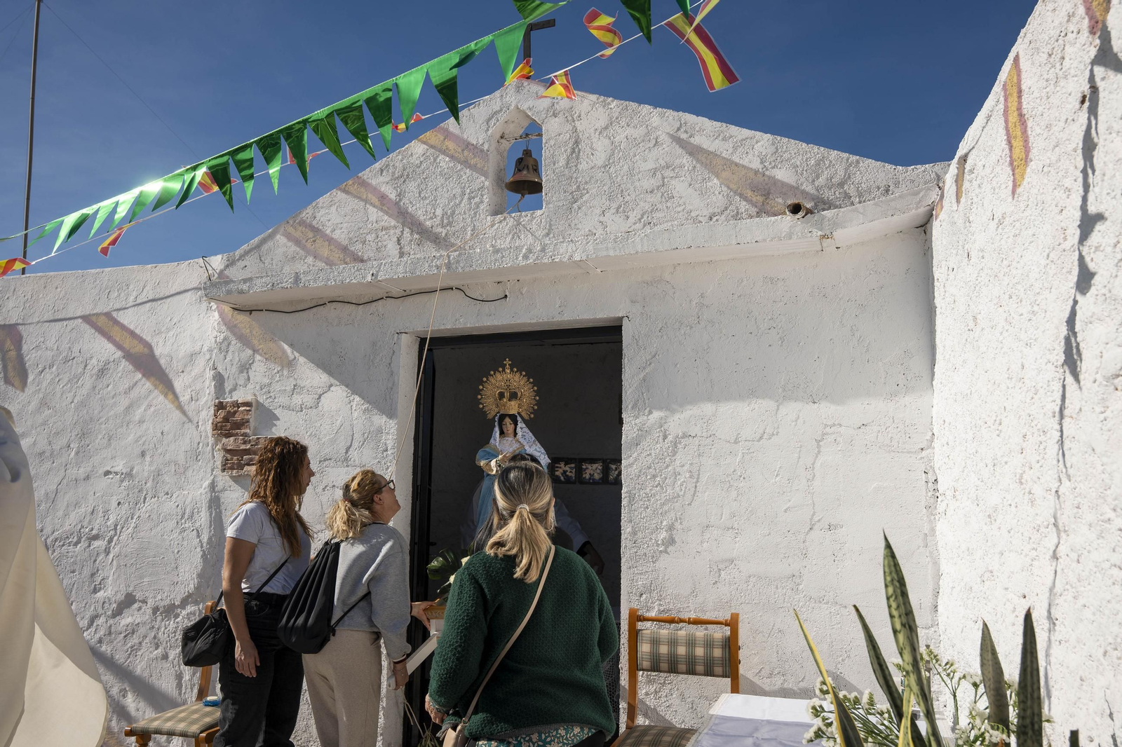 Las imágenes de la romería en Cuevas de Los Úbeda
