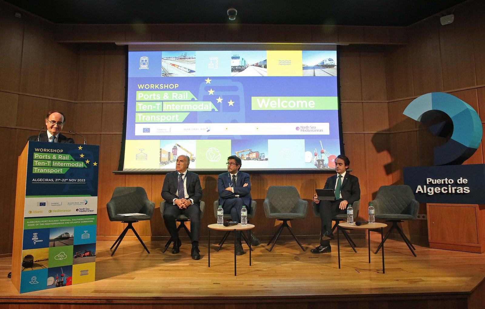 El encuentro de los Grupos de Trabajo de Transporte Intermodal de la Red Transeuropea, en imágene