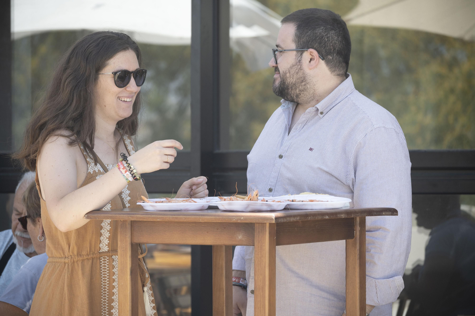 Imágenes del sábado en la 'IX Feria de la Gamba y el Marisco de Huelva'