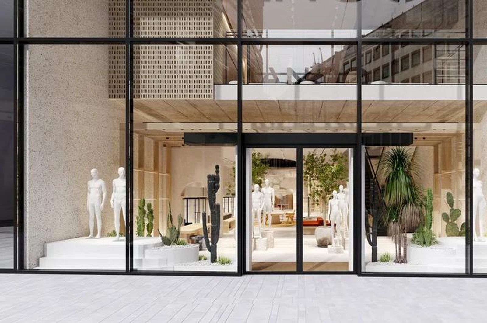 Imagen del nuevo concepto de inspiración mediterránea de las tiendas de Mango.