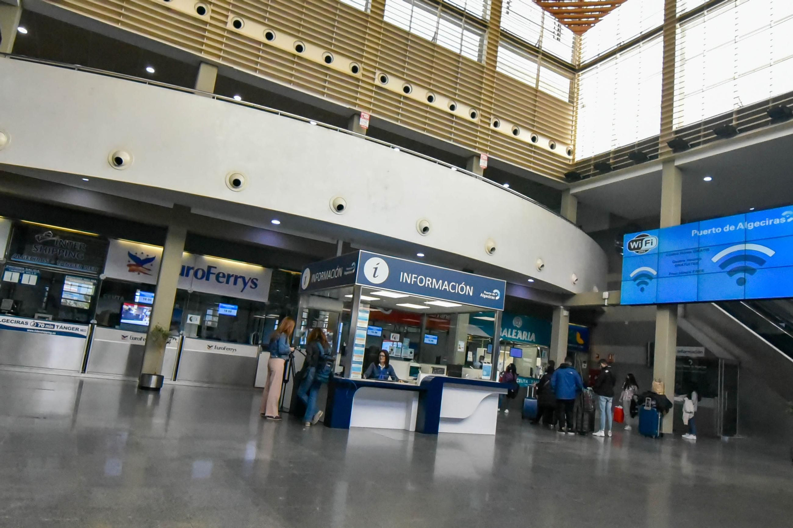 La estación marítima de Algeciras. La estación marítima de Algeciras.