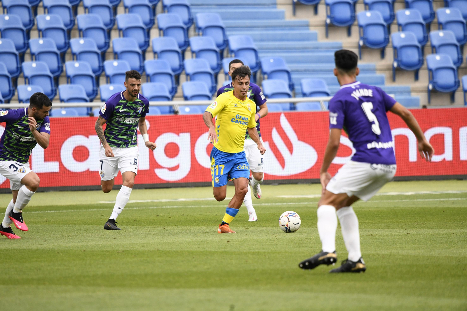 El Las Palmas-Málaga CF, en fotos