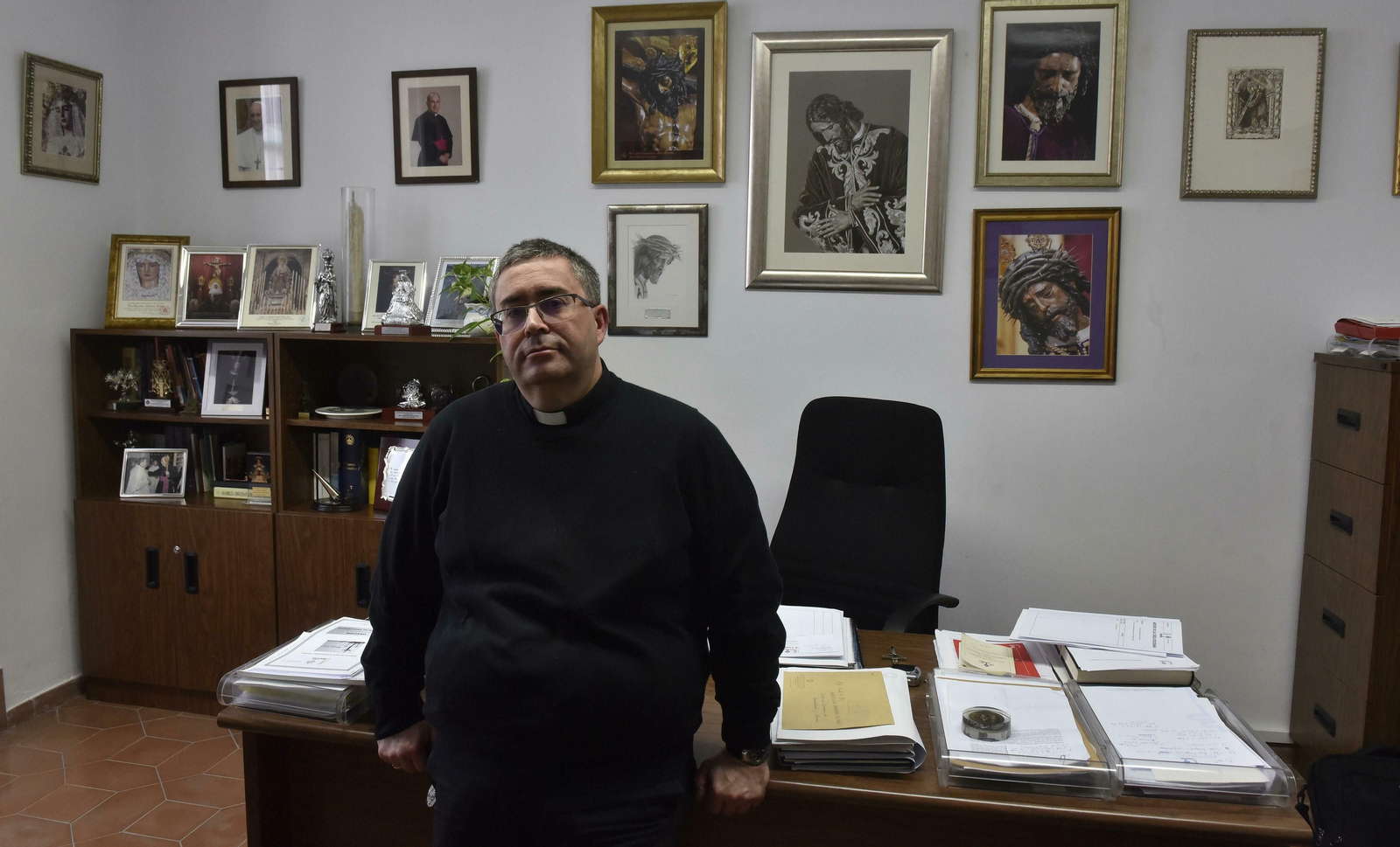 Marcelino Manzano en su despacho.