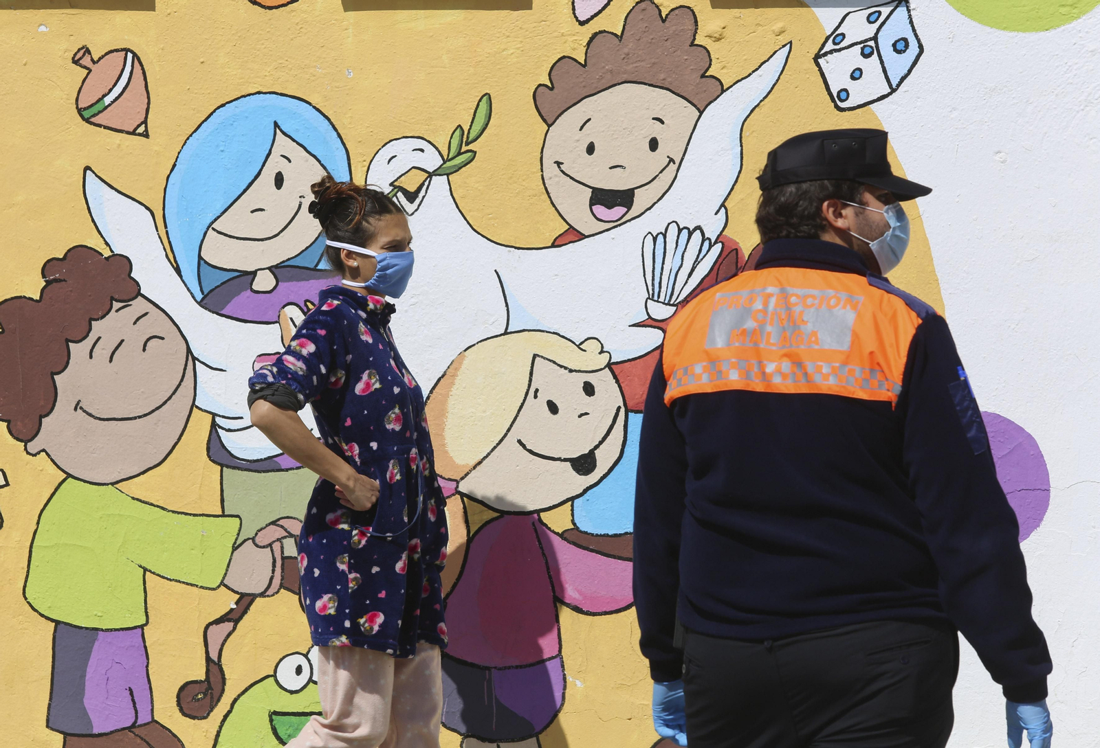 Coronavirus en Los Asperones de Málaga, en fotos
