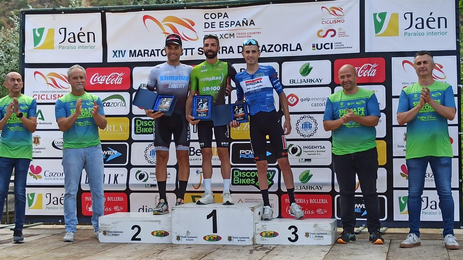 Marcos García, triunfador masculino en la XIV Maratón BTT Sierra de Cazorla.