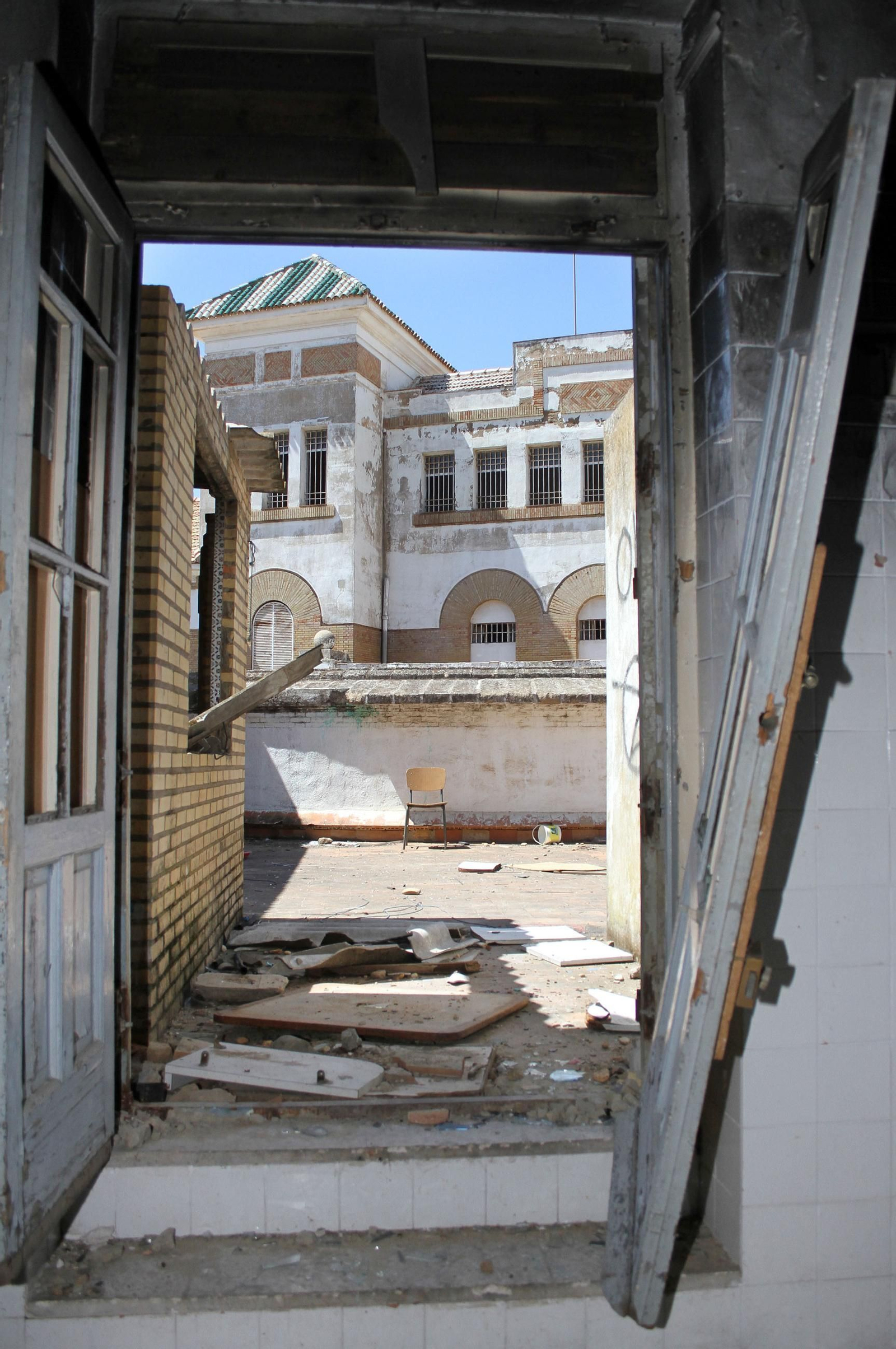 Imágenes de la antigua cárcel de Huelva durante estos últimos años