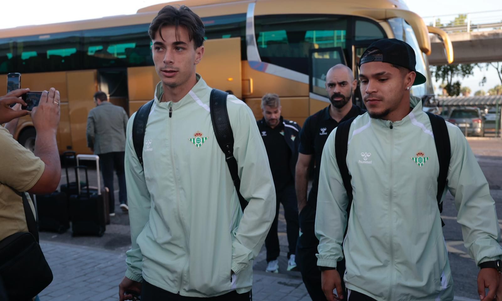Las fotos del viaje del Betis a Genk