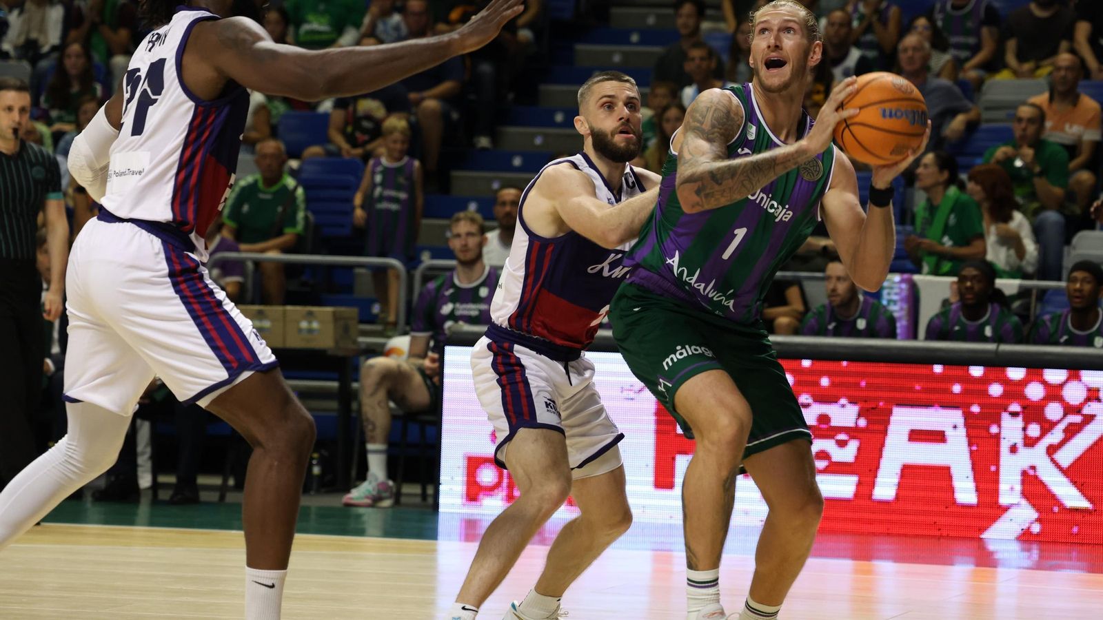 Las mejores fotos del Unicaja-King Szczecin de la BCL