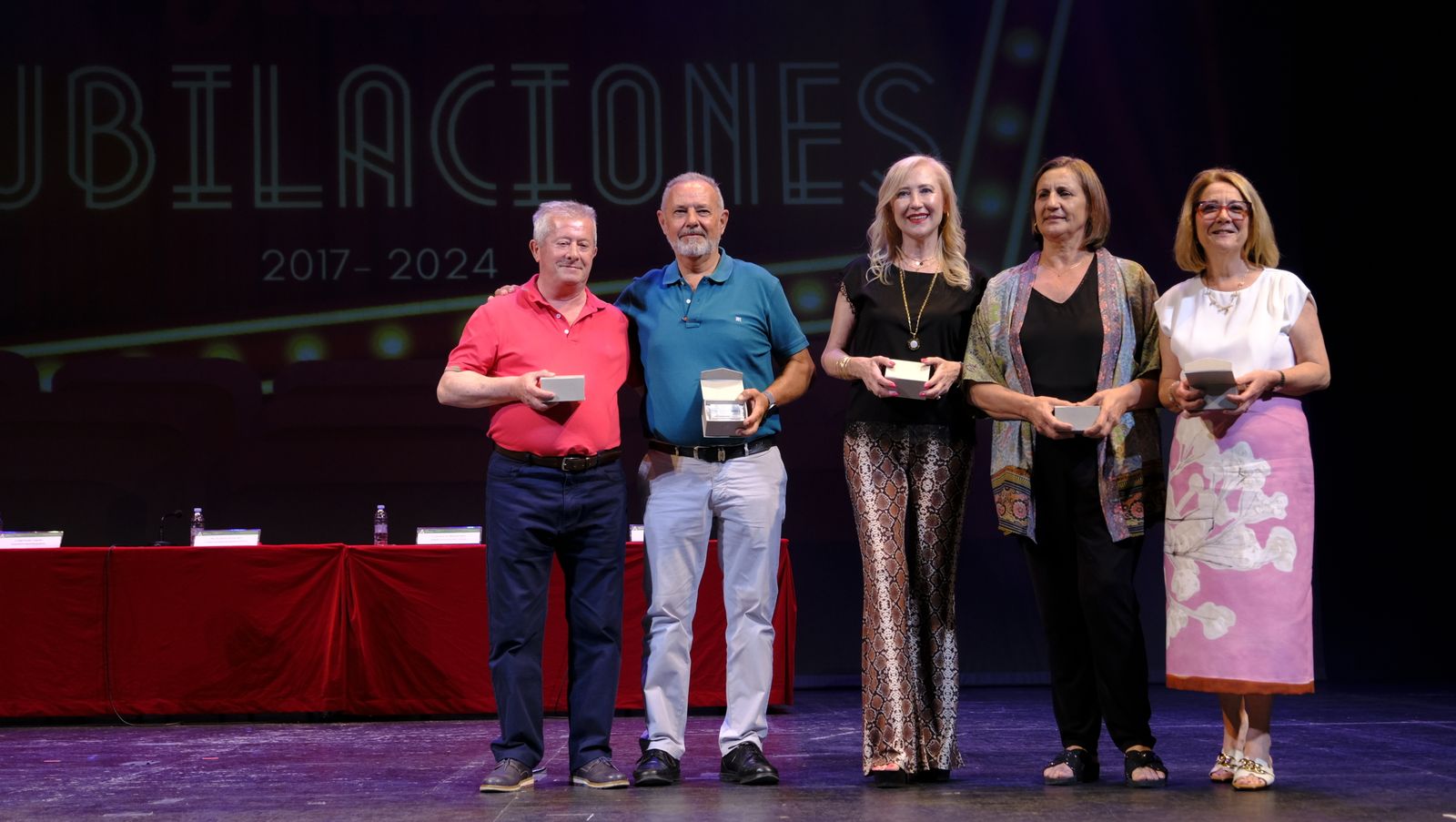 Imágenes del acto de jubilación de los profesionales del Distrito Sanitario Almería