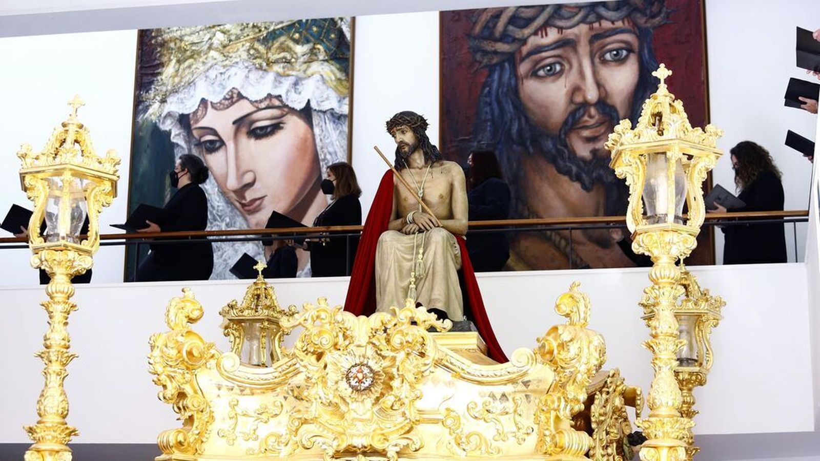 Santo Cristo Coronado de Espinas el pasado Lunes Santo de 2021.