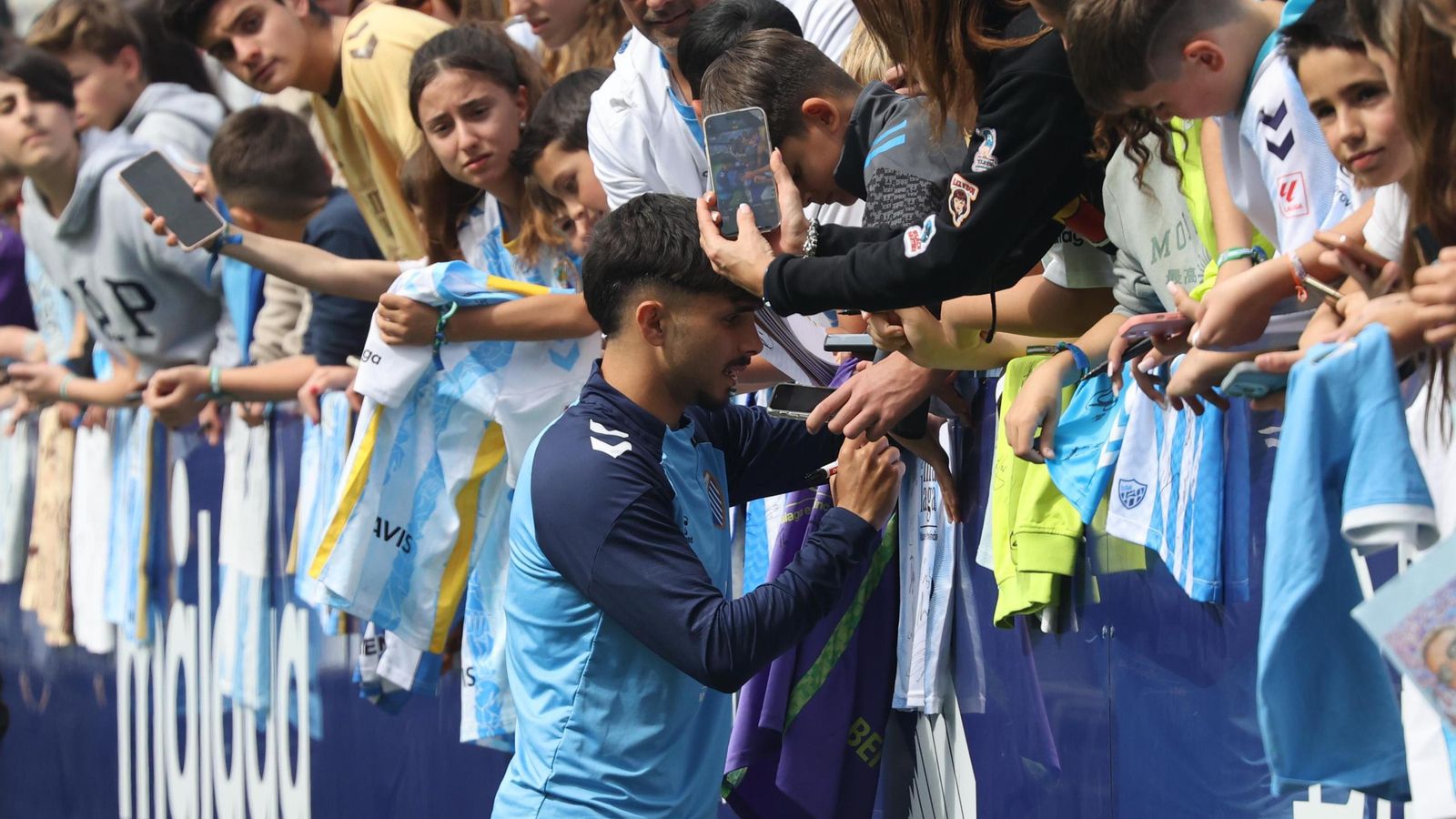 Darío Silva y Dely Valdés: las fotos del regreso de la Doble D a La Rosaleda