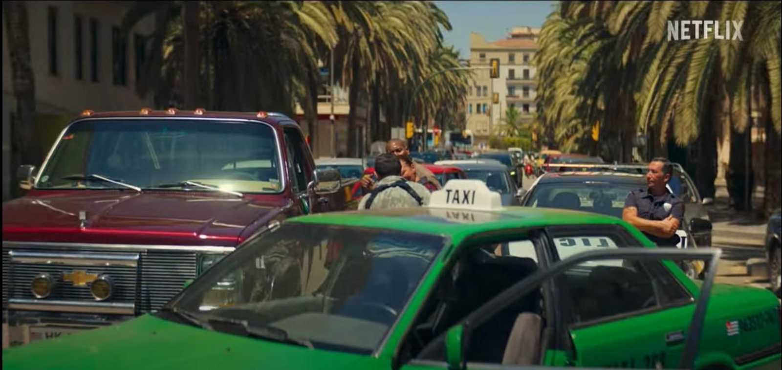Una de las localizaciones de 'Kaos' en Málaga Una de las localizaciones de 'Kaos' en Málaga