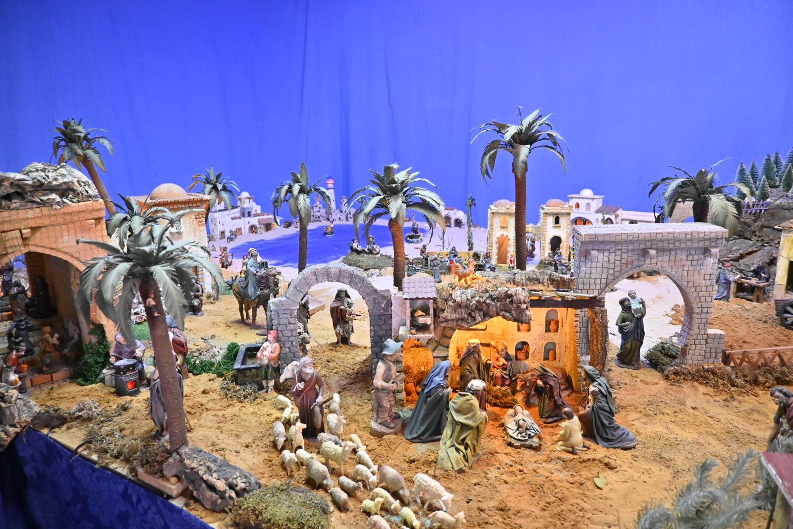 Las mejores imágenes de los belenes de Huelva, vistas de cerca