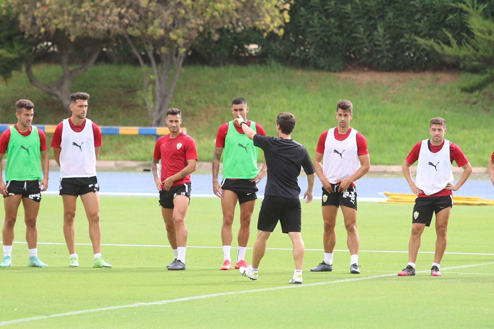 Fotogalería del entrenamiento de la UD Almería del miércoles 11 de agosto