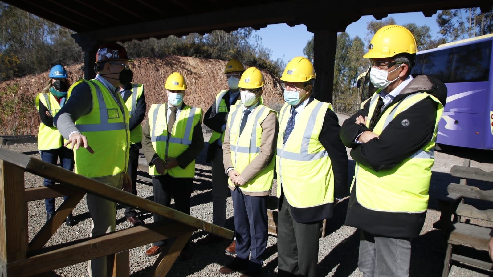 El consejero Rogelio Velasco en las instalaciones de Matsa.