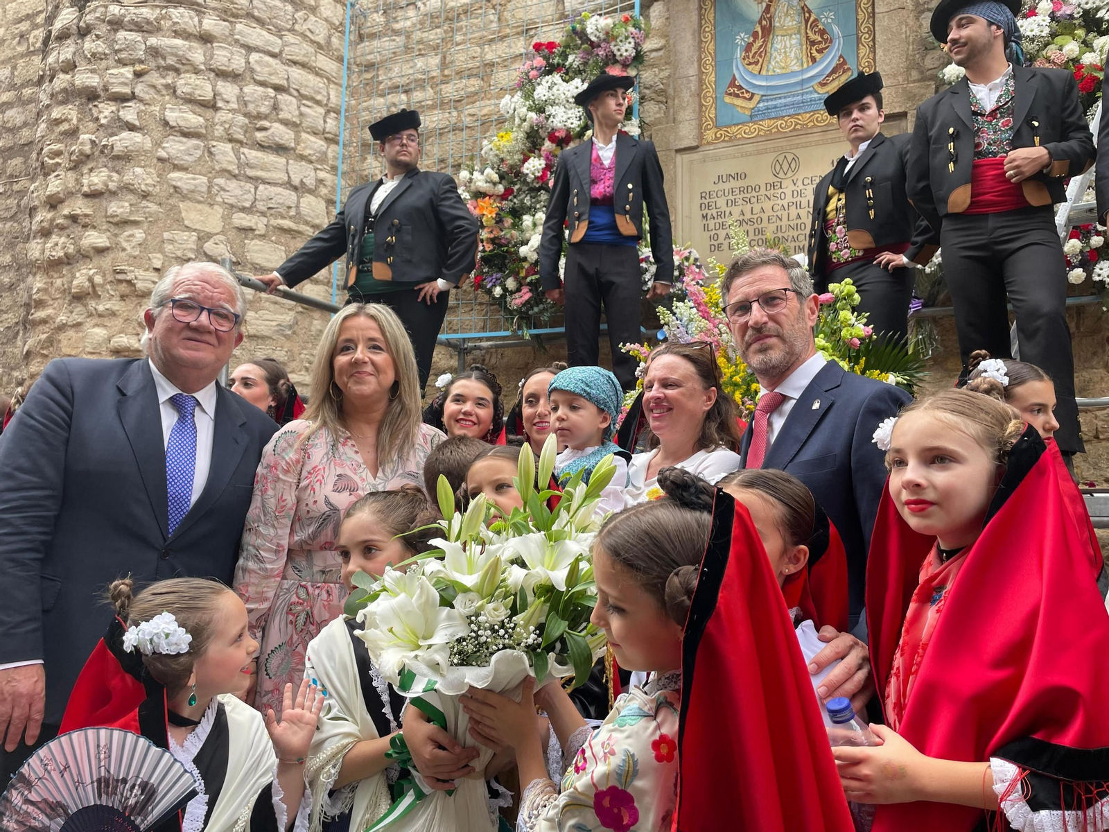 Ofrenda floral a la Virgen de la Capilla, en imágenes