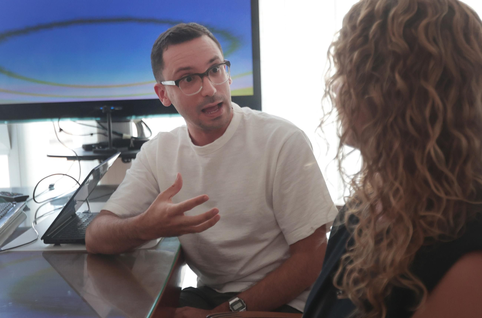 Salvador Chulián, matemático que ha estado desde el inicio del proyecto.