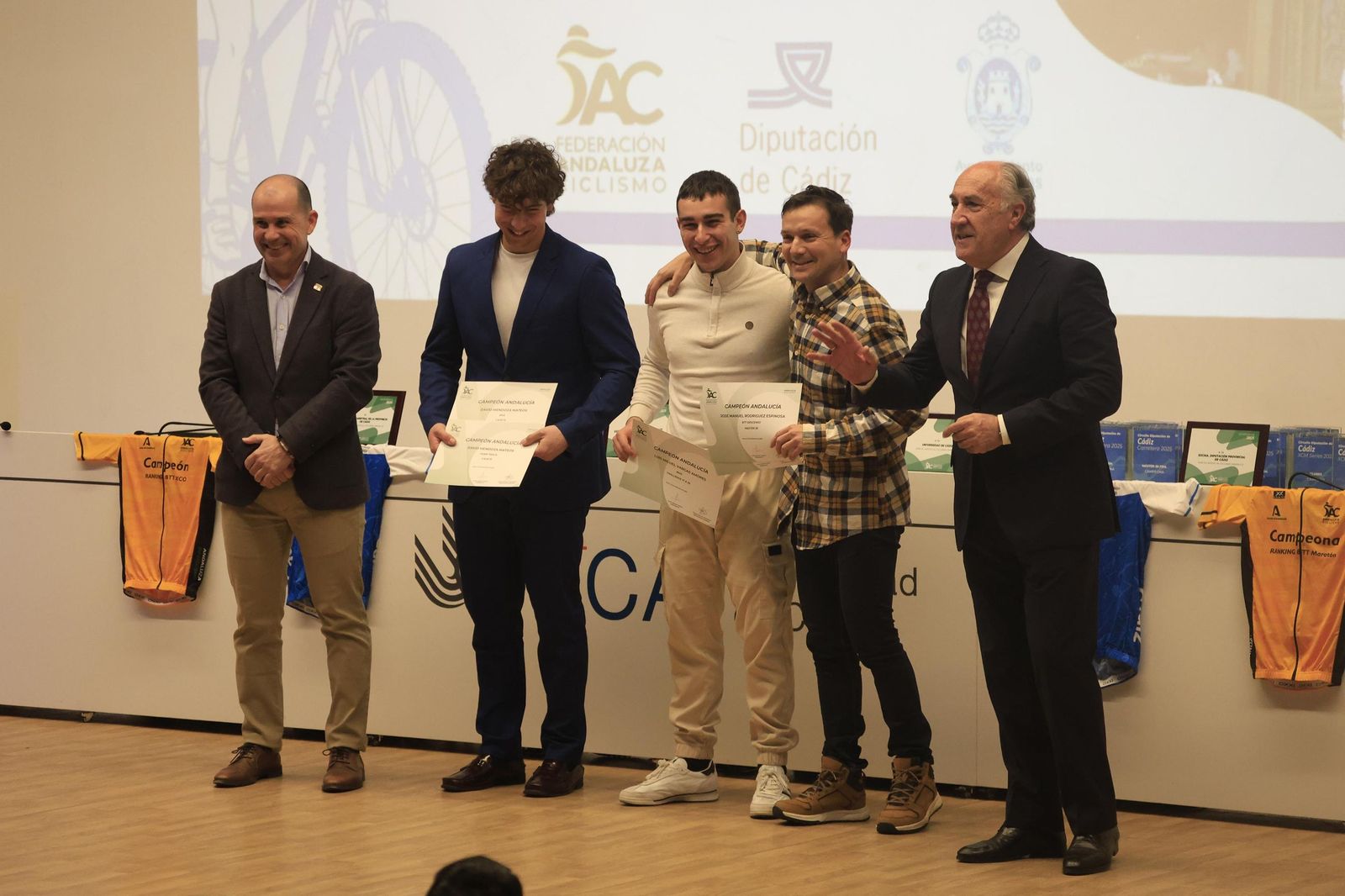 Las fotos de la gala de la Federación Andaluza de Ciclismo, en Algeciras