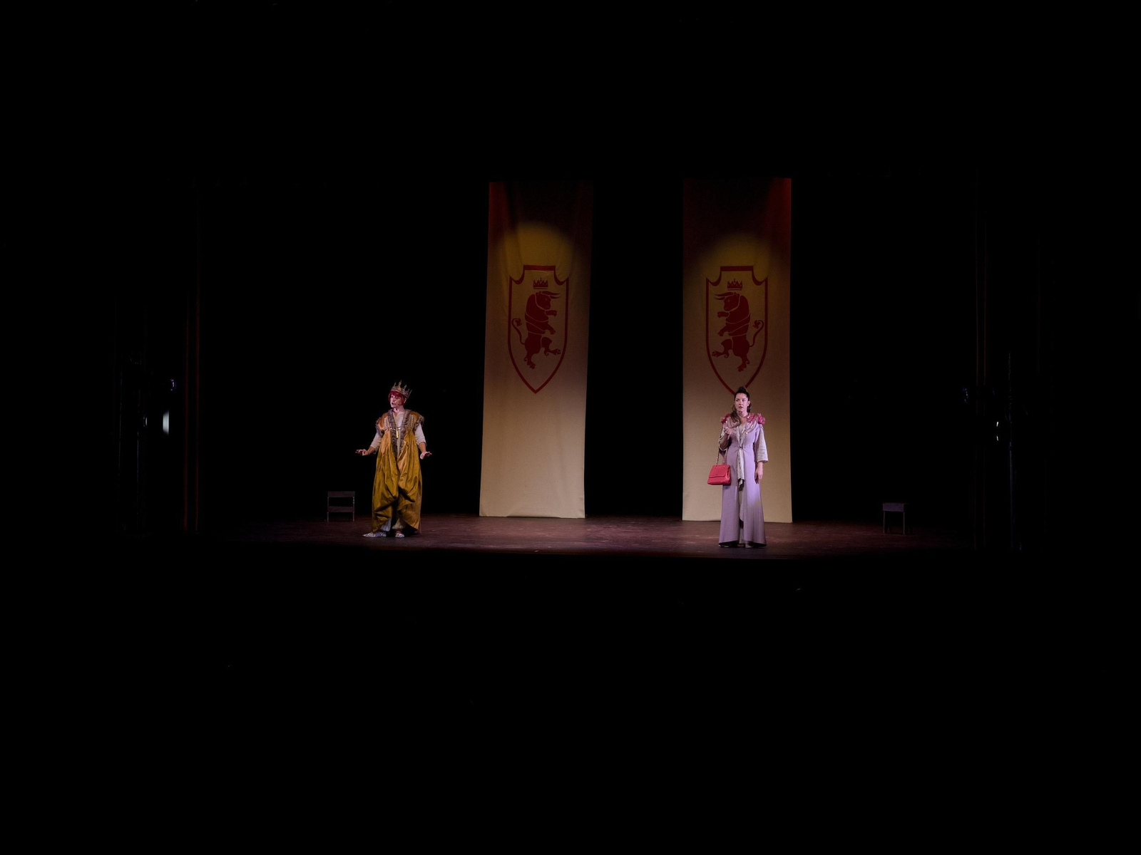 Un momento de la obra 'La reina brava'.