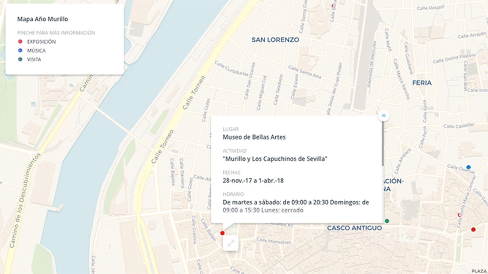 Consulte el mapa interactivo.