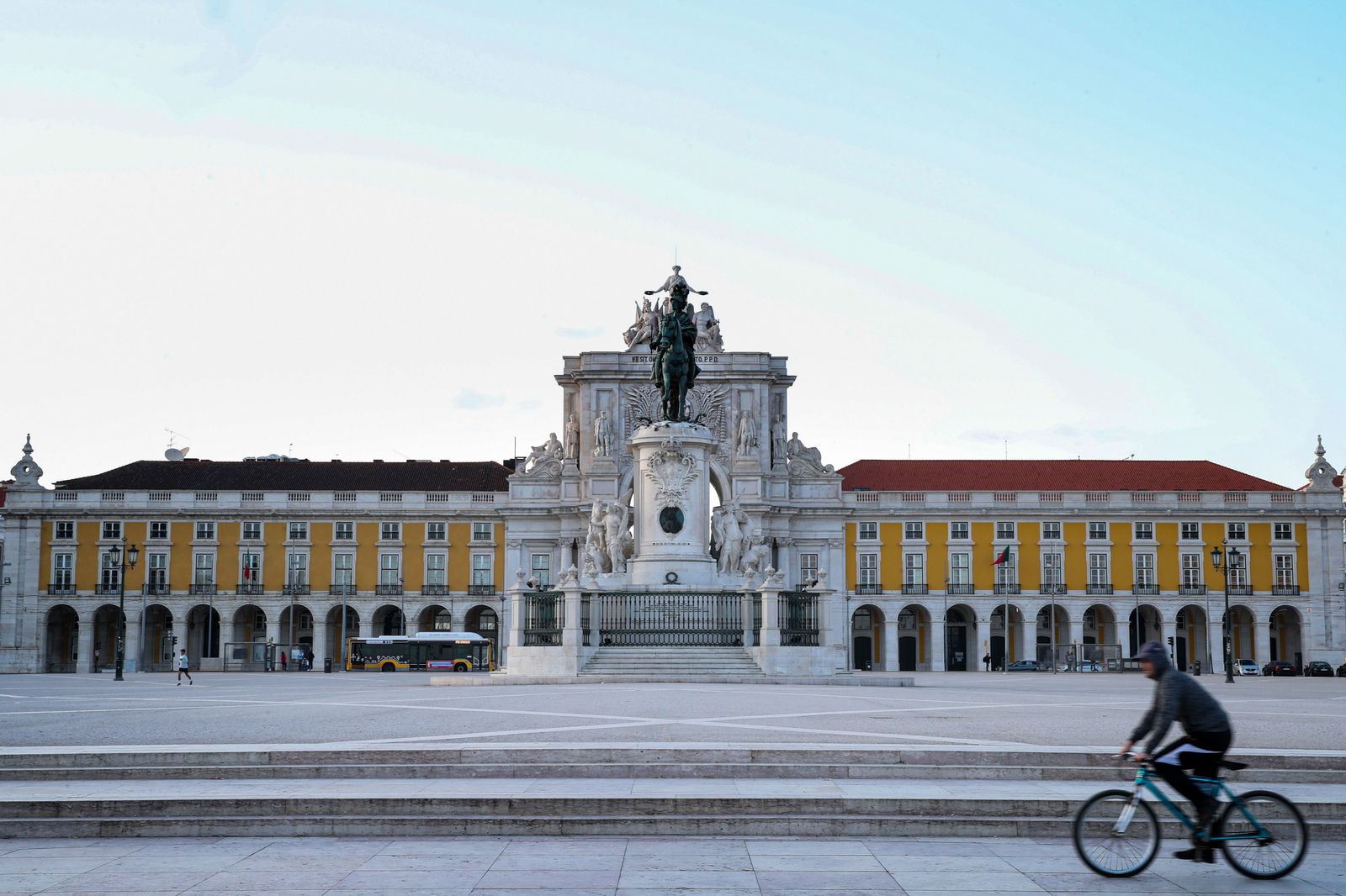 Portugal: Plaza del Comercio, en Lisboa
