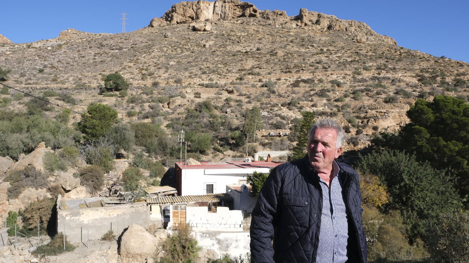 Esteban Salmerón, propietario de la vivinda