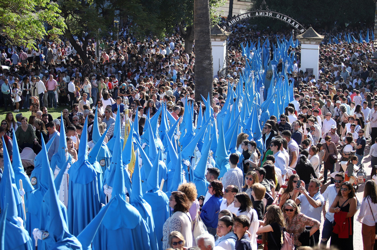 La Hermandad de la Victoria en la Semana Santa de Huelva 2023, en imágenes
