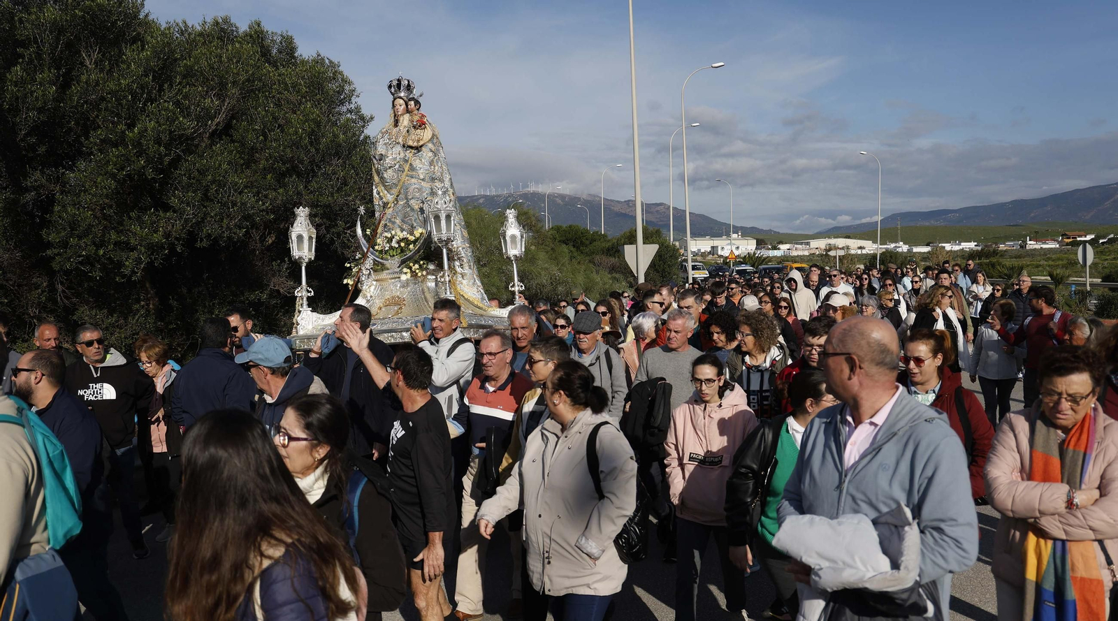 Fotos de la llegada de la Virgen de la Luz a Tarifa por su 275 aniversario como patrona
