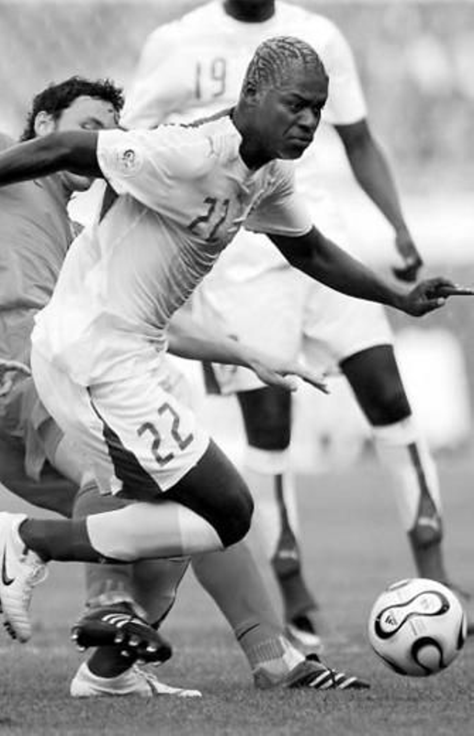 Romaric, en un partido de su selección contra Holanda.