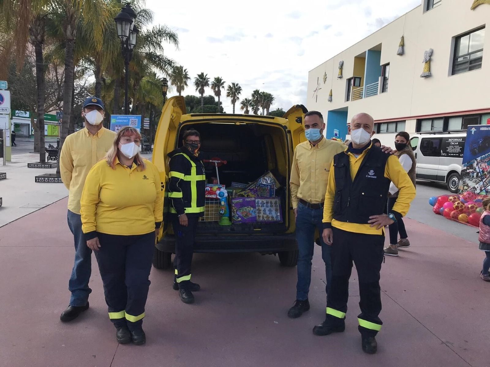 Donación de empleados de Correos