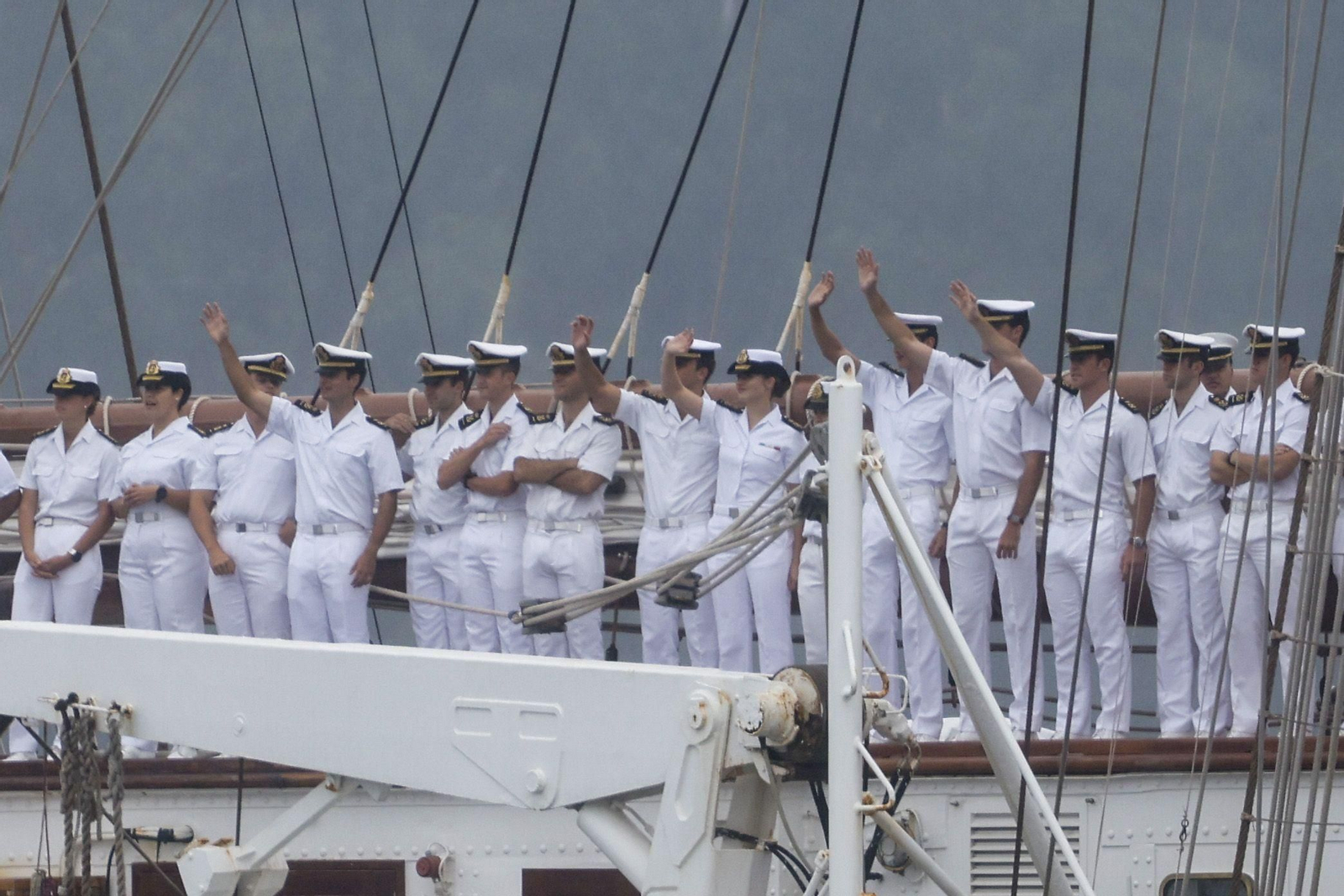 Así terminó el crucero de instrucción de la princesa Leonor en el 'Juan Sebastián de Elcano'