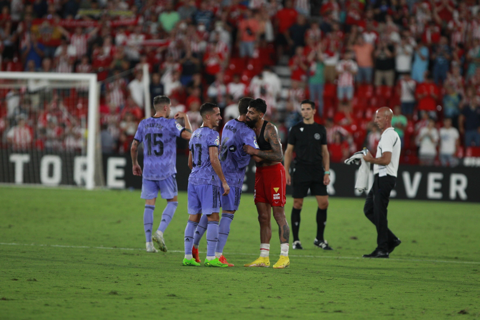 Imágenes del partido U.D. Almería-Real Madrid C.F. de la Liga Santander