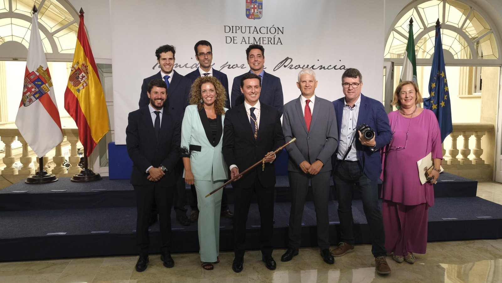 Imágenes del acto de constitución de la Diputación de Almería