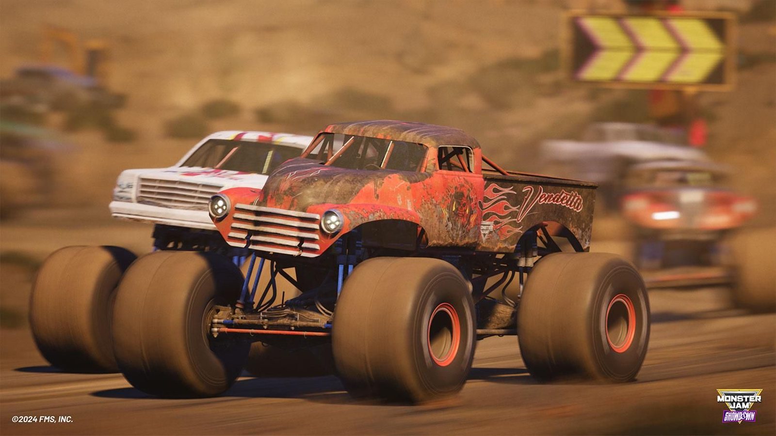 Una captura de Monster Jam Showdown
