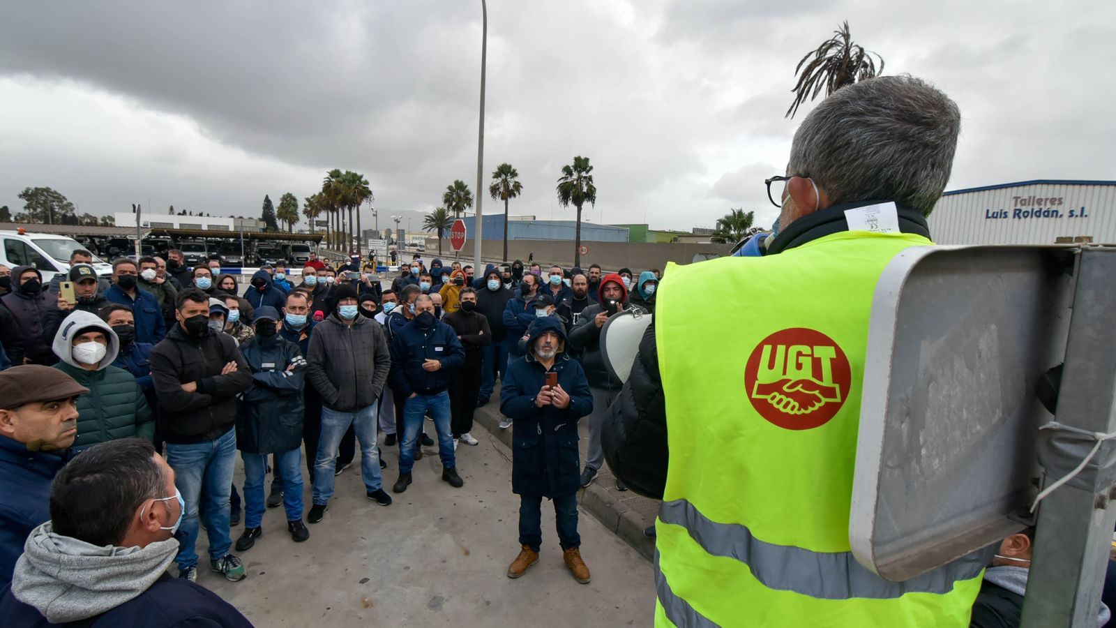Cuarta jornada de huelga del metal en el Campo de Gibraltar