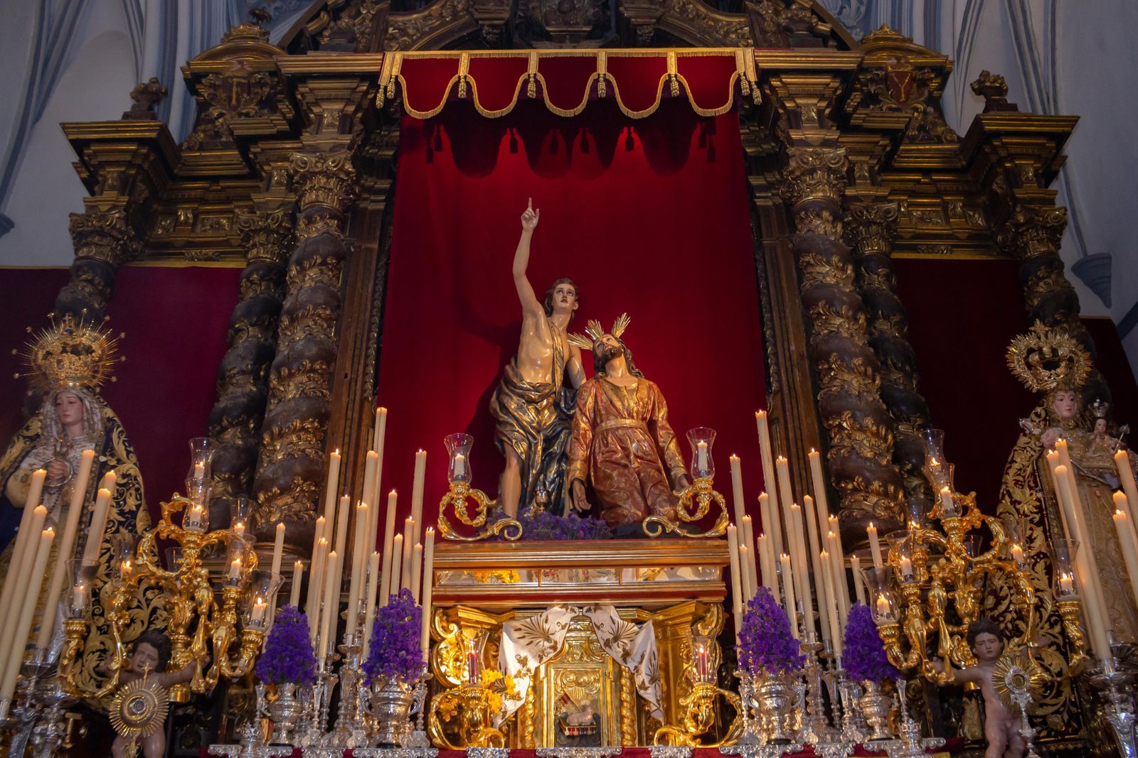 Imágenes de la hermandad del Huerto en las Comendadoras