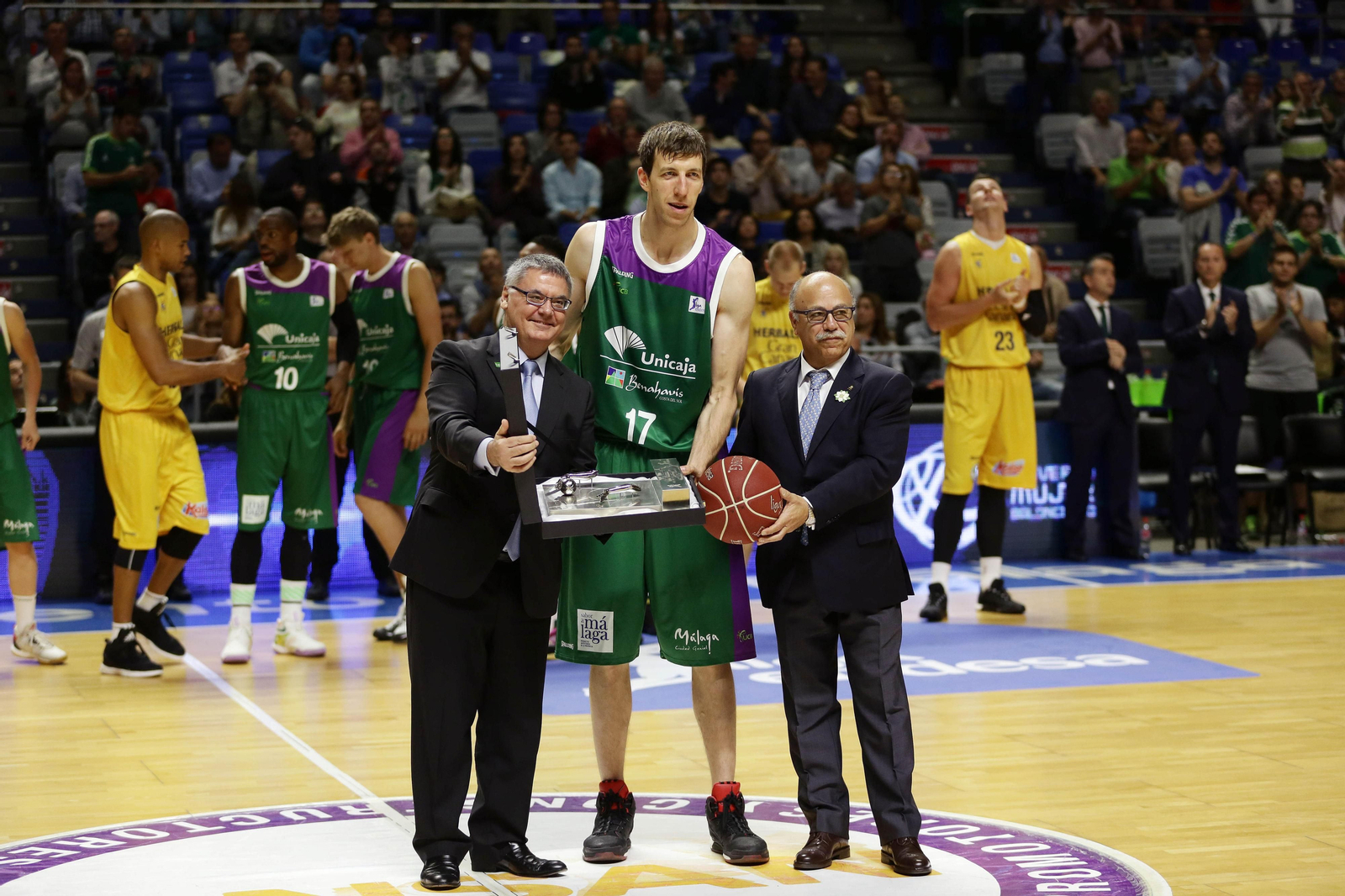 La era de Eduardo García como presidente del Unicaja, en fotos