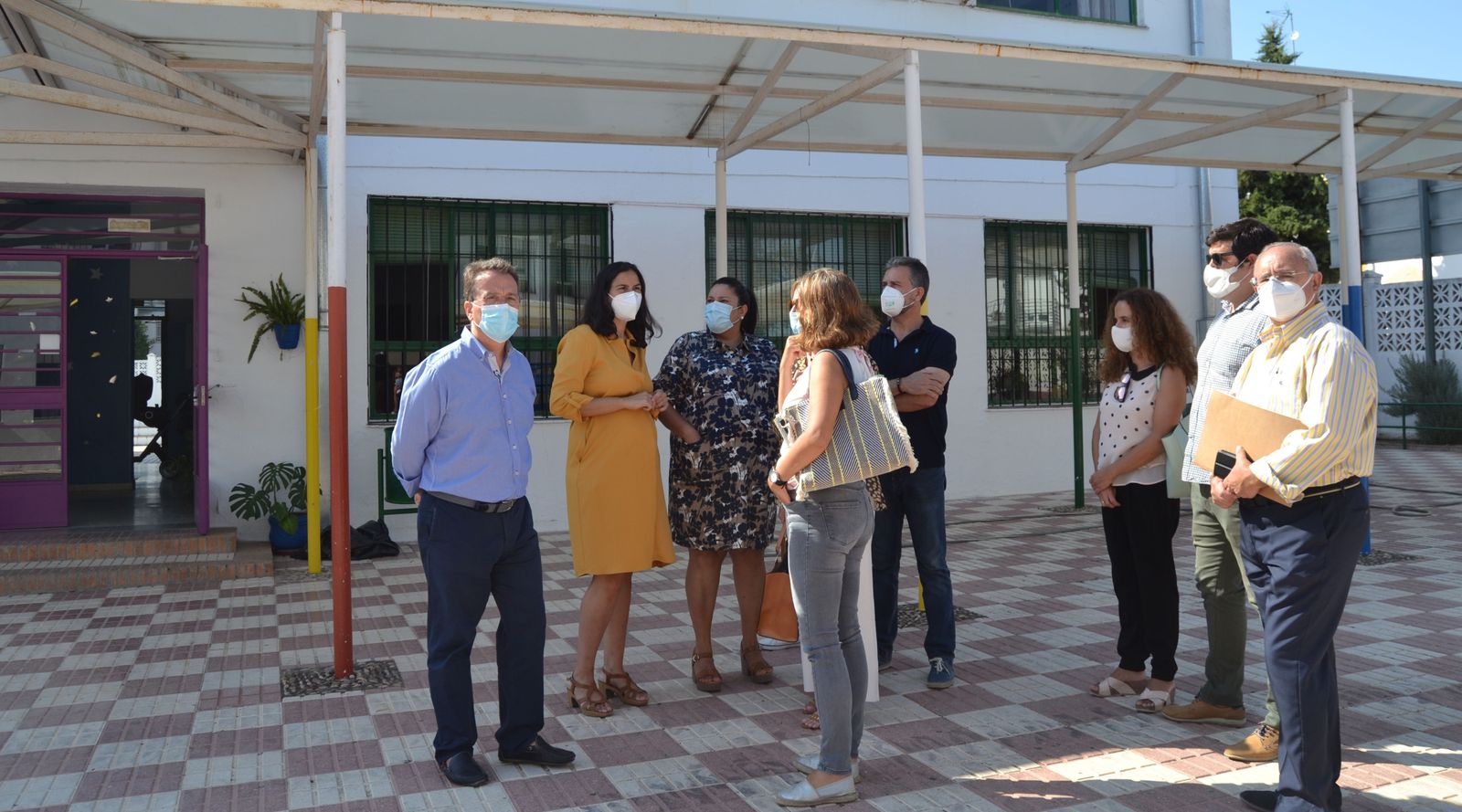 Visita institucional al colegio Ramón y Cajal de El Carpio.