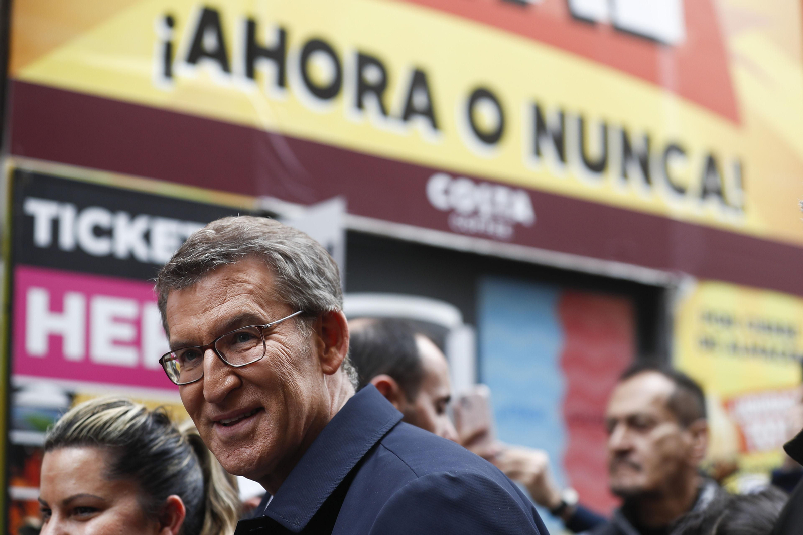 El presidente del Partido Popular, Alberto Núñez Feijóo.