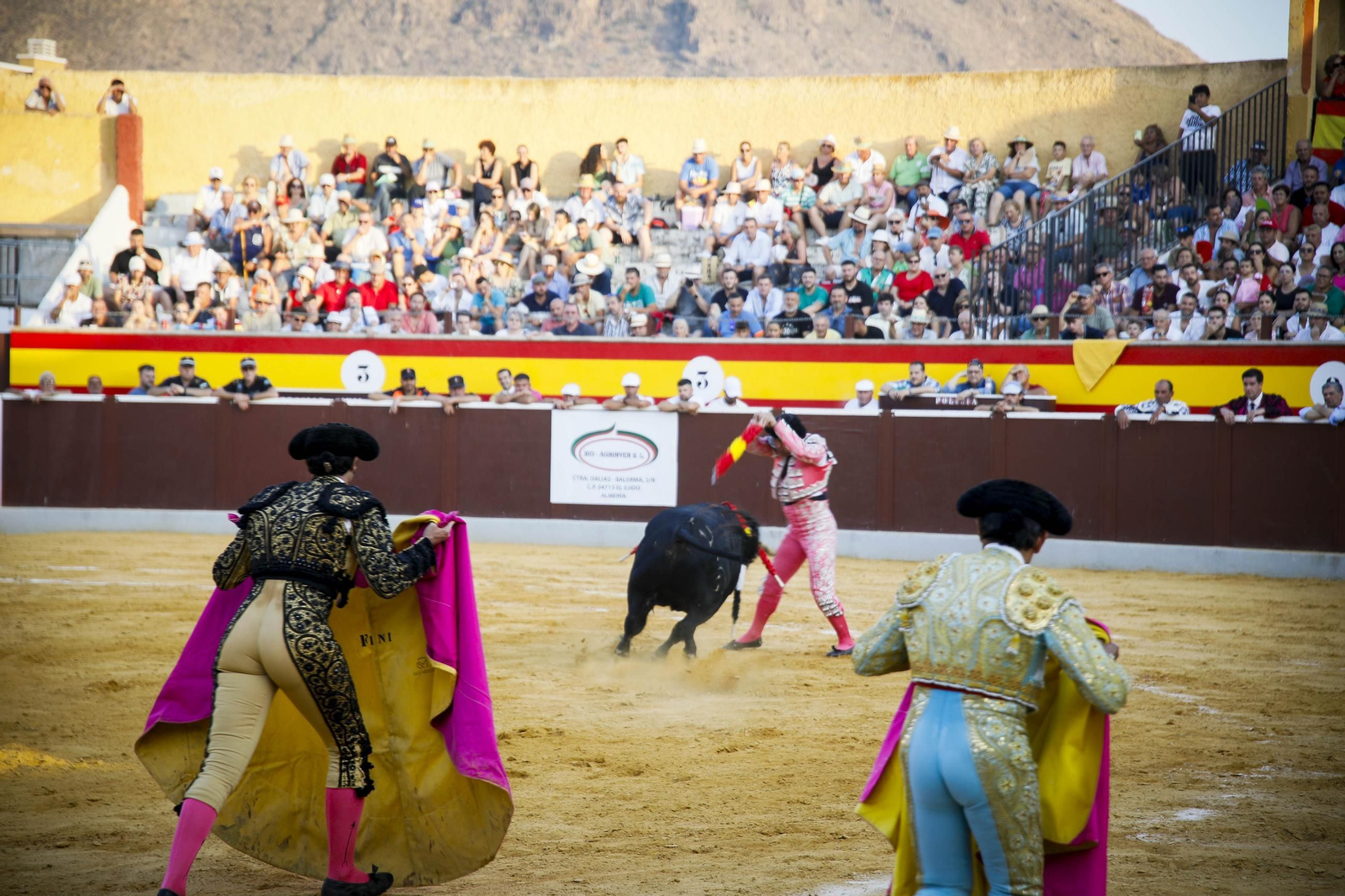 Corrida de toros Berja con un toro indultado, en imágenes