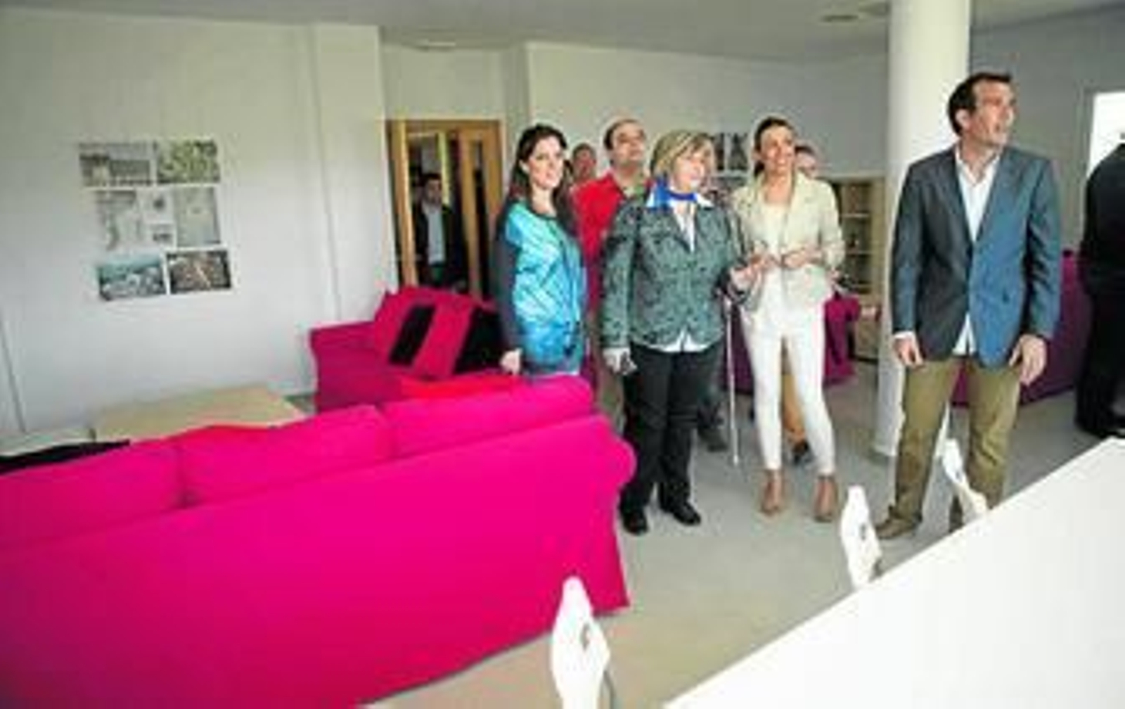 Un momento de la inauguración del albergue en Ronda.