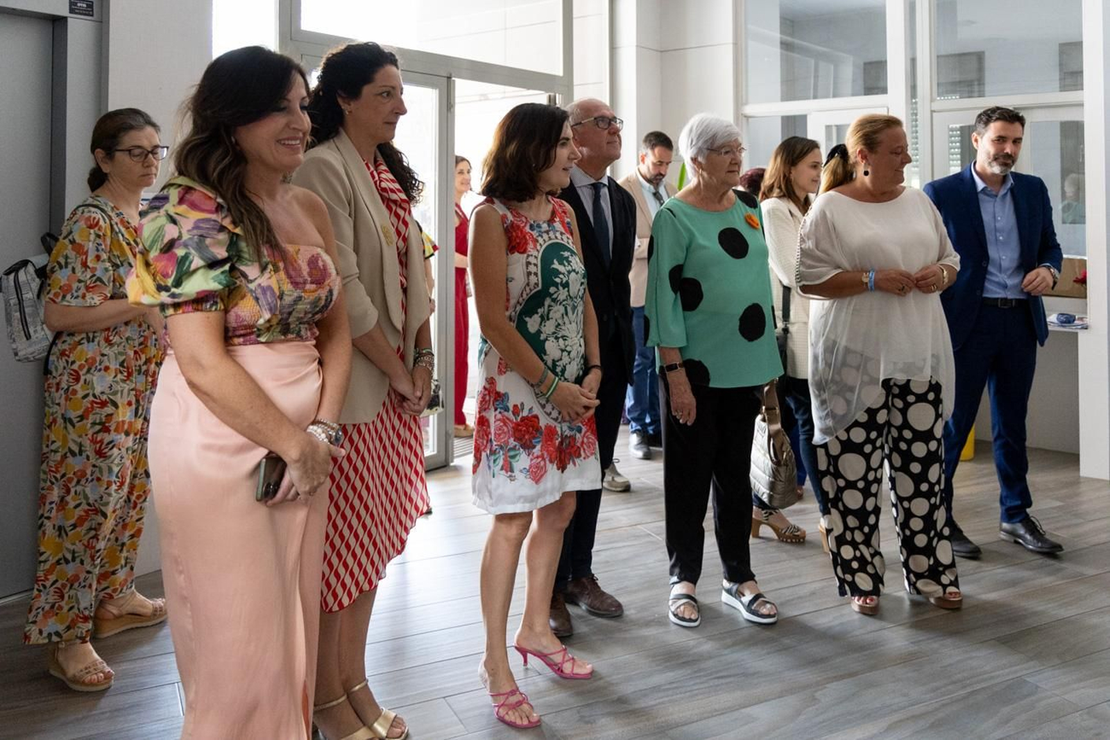 Visita de la consejera a las instalaciones de Aprompsi