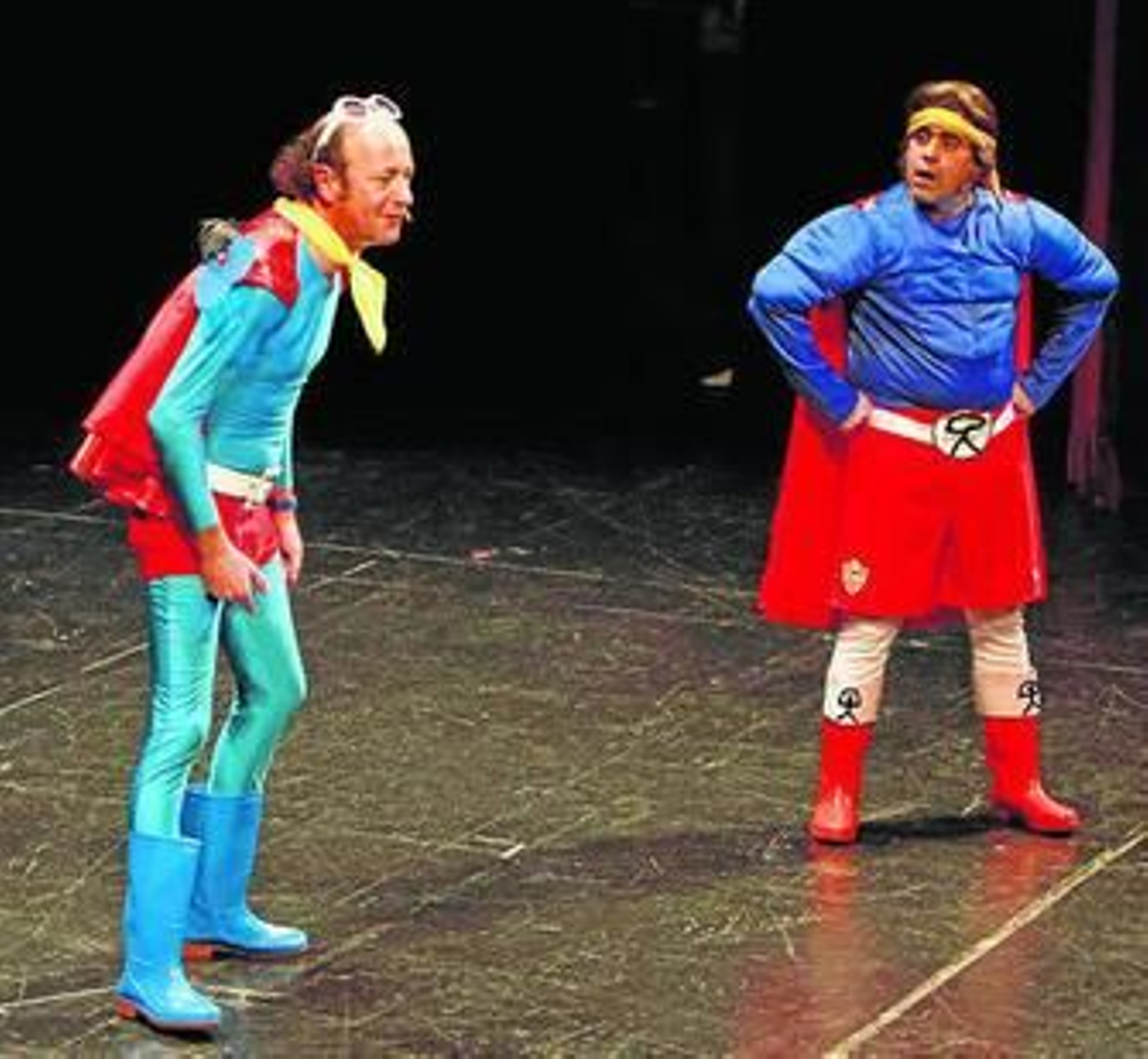 Kikín Fernández junto a Pepe Céspedes.