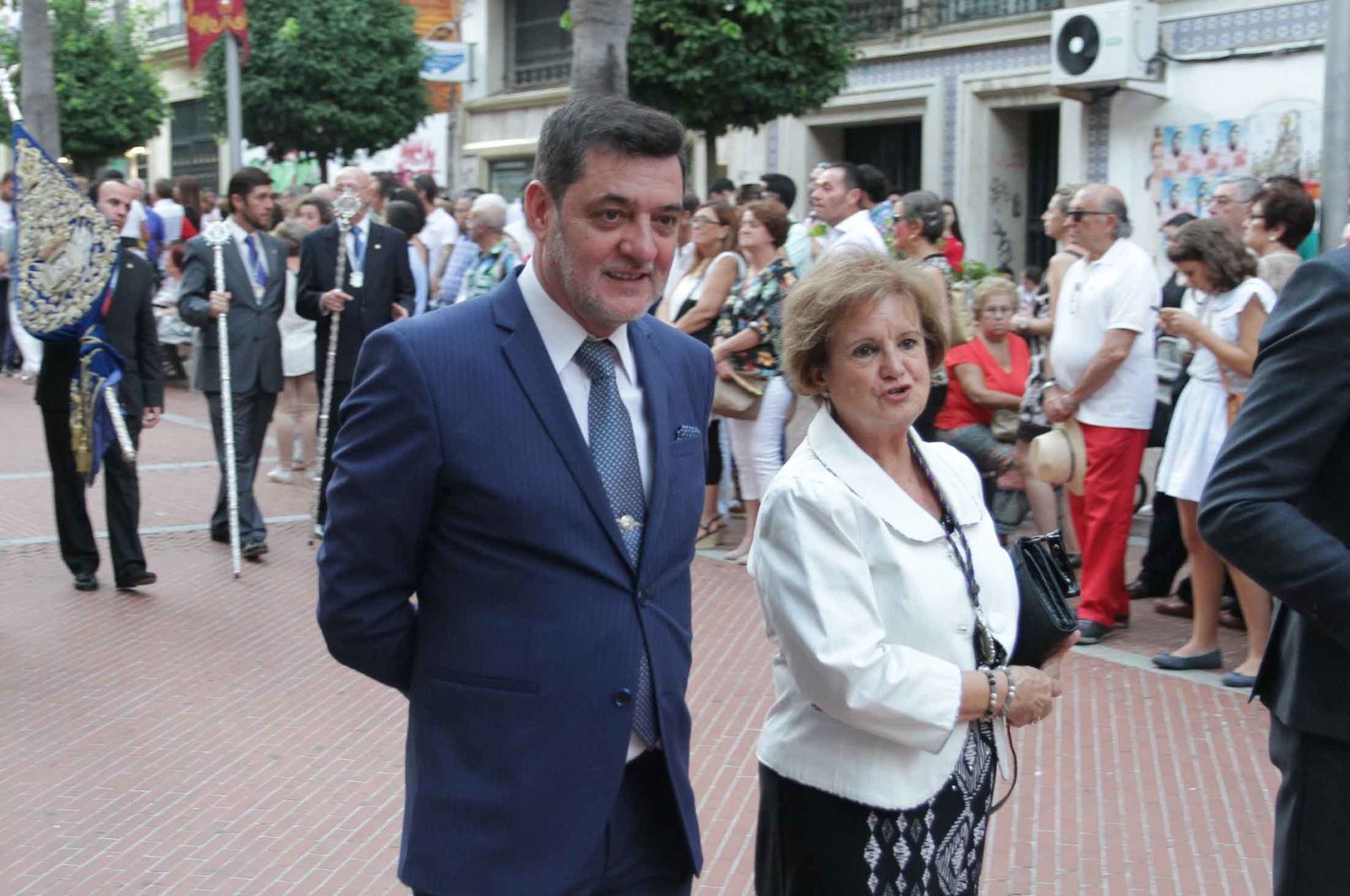 Imágenes del Señor de Pasión en la procesión del centenario de la hermandad