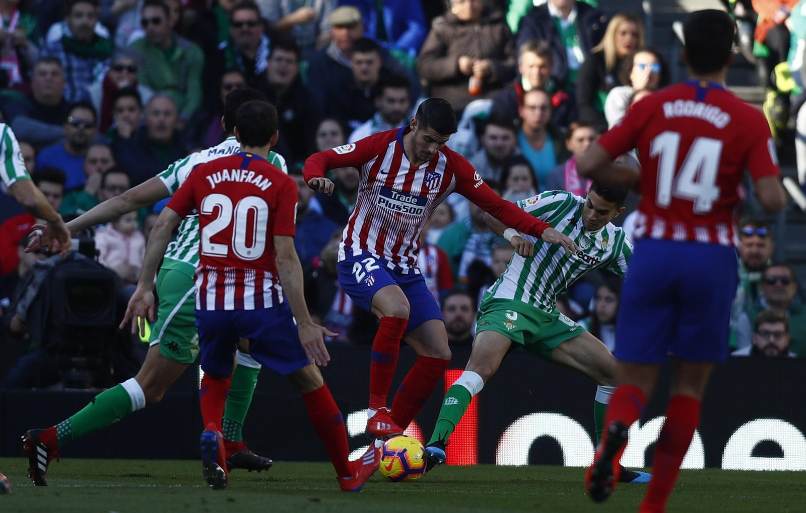El Betis-Atlético de Madrid, en imágenes