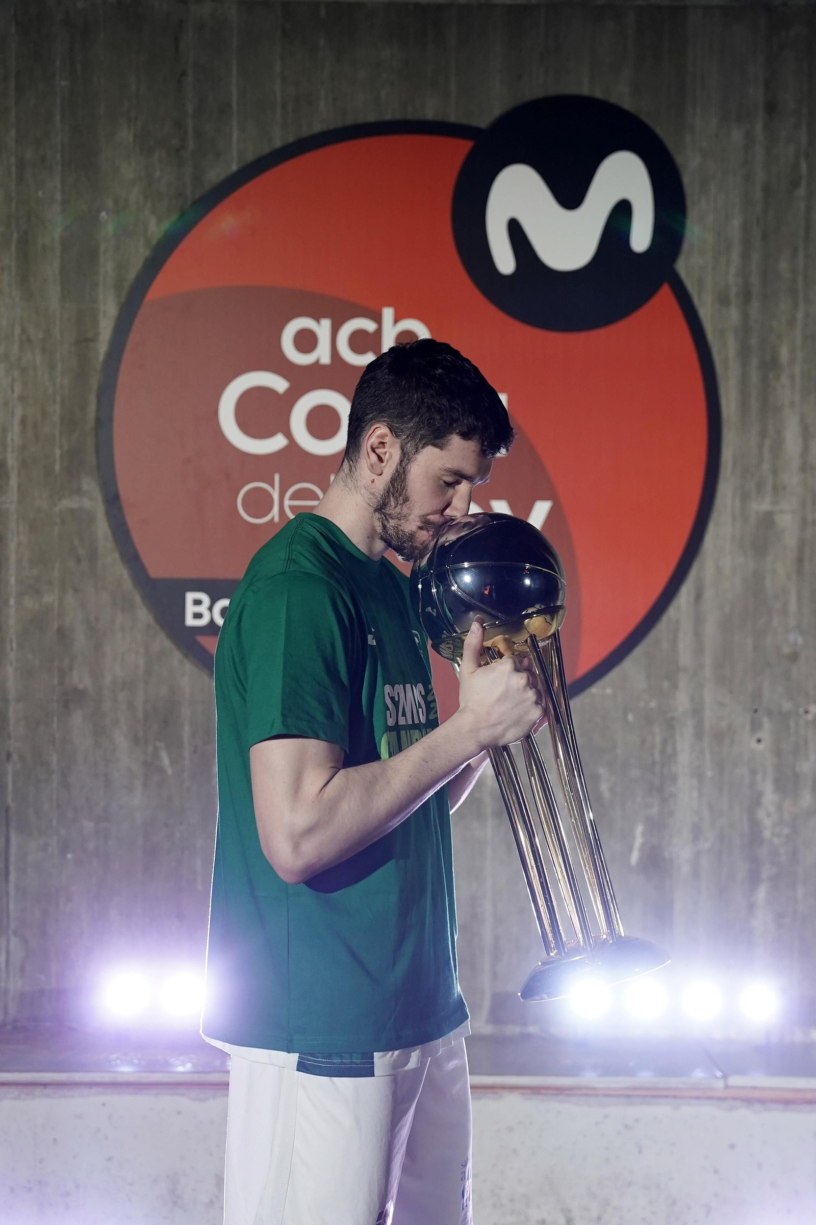 La sesión de fotos del Unicaja campeón