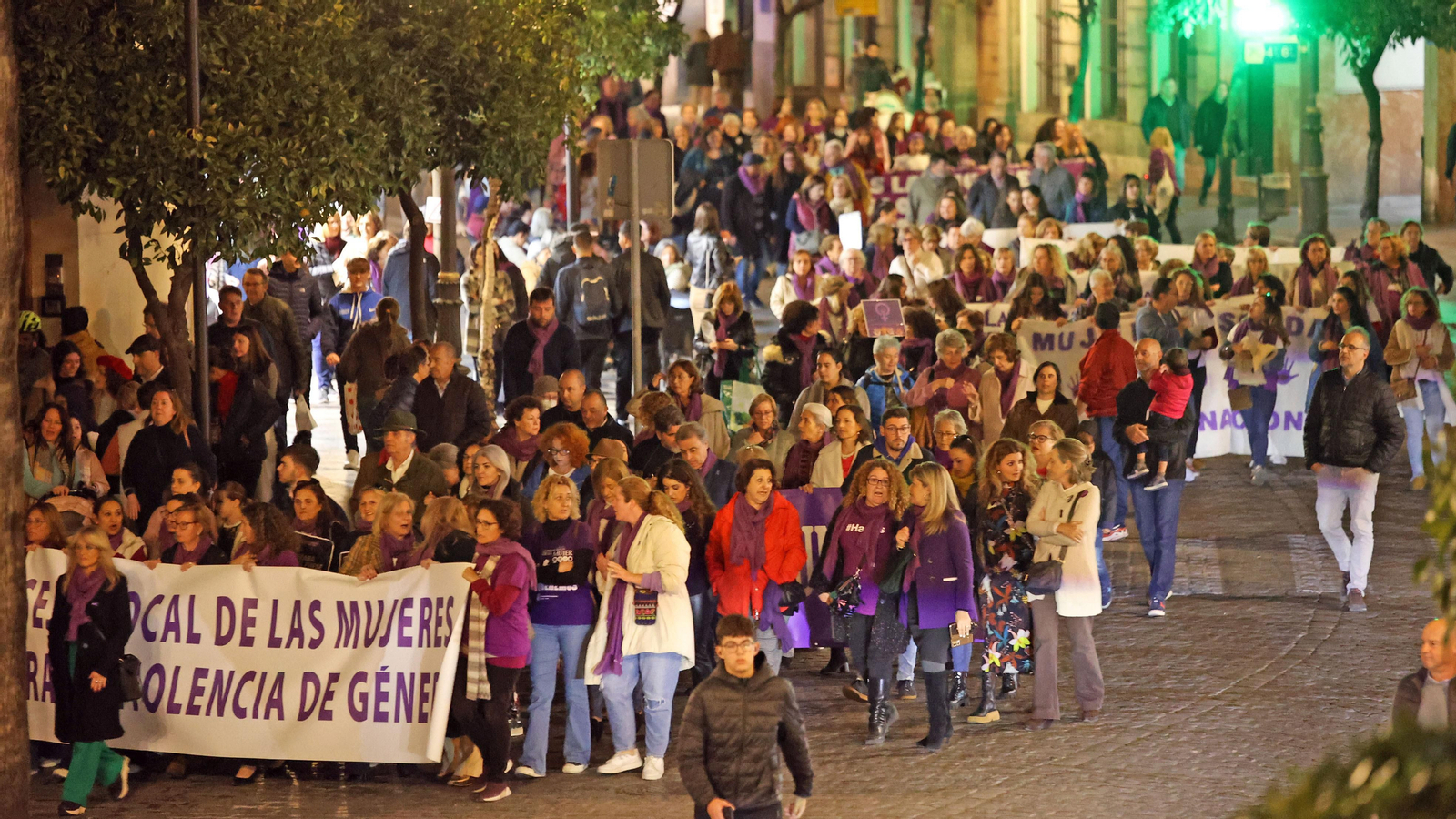 Manifestación en Jerez contra las Violencias Machistas