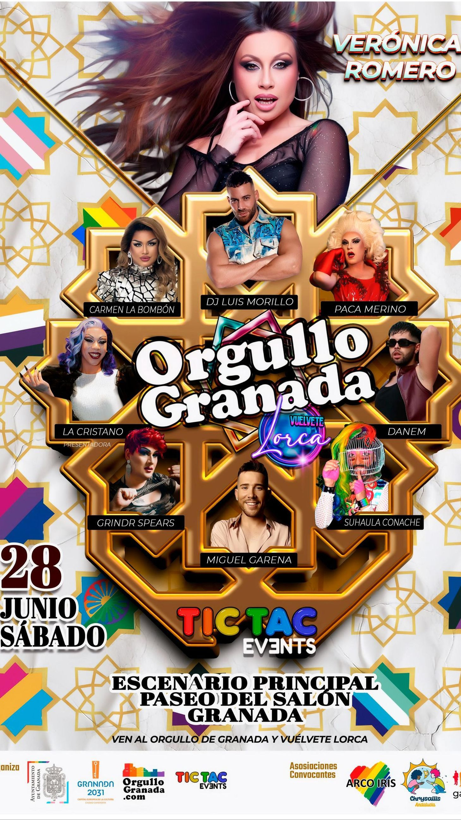 Cartel de la Edición Especial 'Vuélvete Lorca' del Orgullo Granada 2025 Cartel de la Edición Especial 'Vuélvete Lorca' del Orgullo Granada 2025